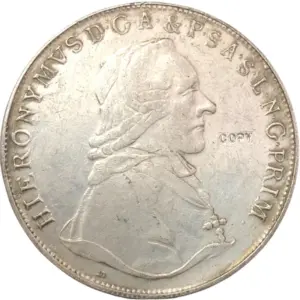 Vintage 1795 Germany Silver Coin Replica