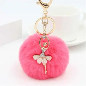 Rhinestone Ballerina Keychain for Women 17 S6376ecd79eb24c30a184a21b92212872O