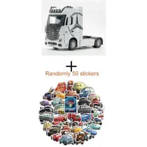 1:36 Scale Realistic Tractor Truck Model 16 S637b0c735031409d9a8d874caf33b0cbw