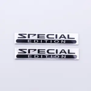 Aluminum Vehicle Badge Set with 100 Decals 14 S639fb151d1a644c2b106ccc20f6a7d9fP