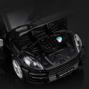 Black Porsche Macan Turbo 1:24 Diecast Model 13 S63af6a3a9a3f408b831130cdb0e78198y