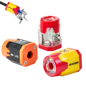 LED Screwdriver Bit Magnetizer Rings Set