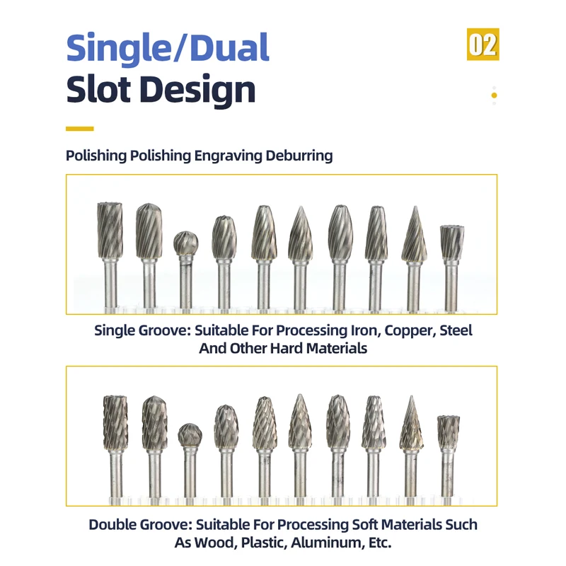 Premium Tungsten Carbide Milling Cutter Set 3 Premium Tungsten Carbide Milling Cutter Set - Image 3