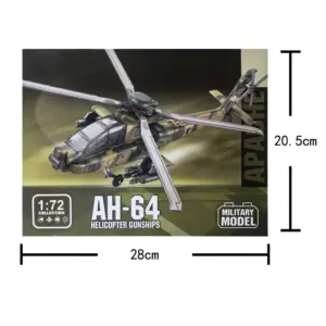 AH-64 Helicopter Model Kit in 1:72 Scale 10 S640e96ae7342435bbecf67bfea7b4d79F