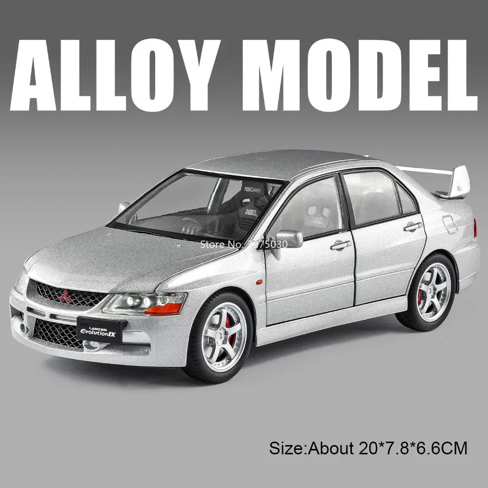 Mitsubishi EVO9 1:24 Scale Diecast Model 10 Mitsubishi EVO9 1:24 Scale Diecast Model - Image 10