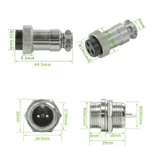Waterproof GX20 Aviation Connector Set for Industrial Use 11 S6428e06015df446caeb48c95bb2bb7bc6