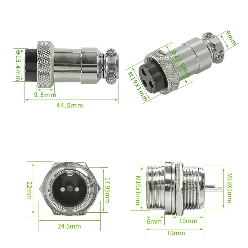 Waterproof GX20 Aviation Connector Set for Industrial Use 6 Waterproof GX20 Aviation Connector Set for Industrial Use - Image 6