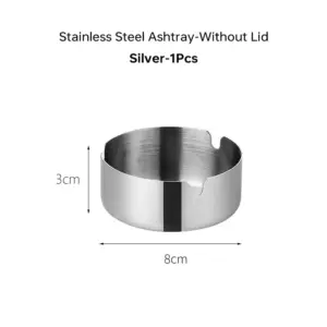 Elegant Walnut Wooden Ashtray with Stainless Steel Insert 17 S6433fdc7c4c94f1da4e8dbb6e2f57708F