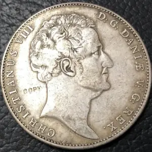 Vintage 1840 Denmark 1 Speciedaler Replica Coin 4 S6456aaf689cd434e9111688908cfef97d