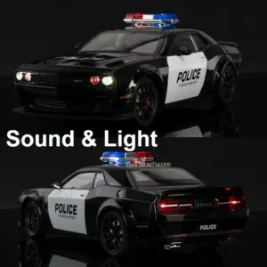 1:24 Scale Diecast Police Car Model 13 S645be7dbf0a14a8faf3f66dbab1b28bfZ