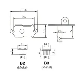 Elegant Gold and Black Ukulele Tuning Pegs Set 11 S6495216fa735426f8e6097d0f3793417D