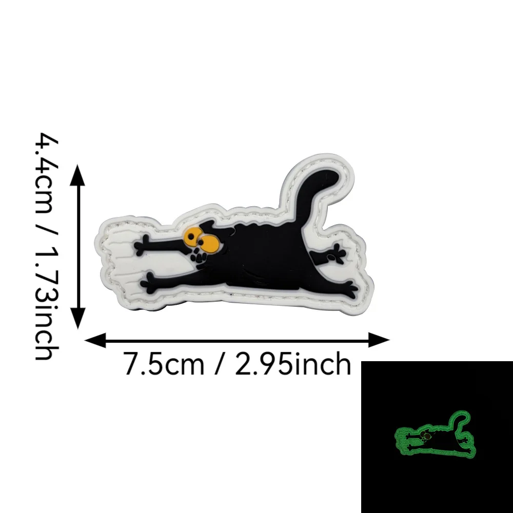 Vibrant Cartoon Cat Patch with 3D Embroidery 9 Vibrant Cartoon Cat Patch with 3D Embroidery - Image 9