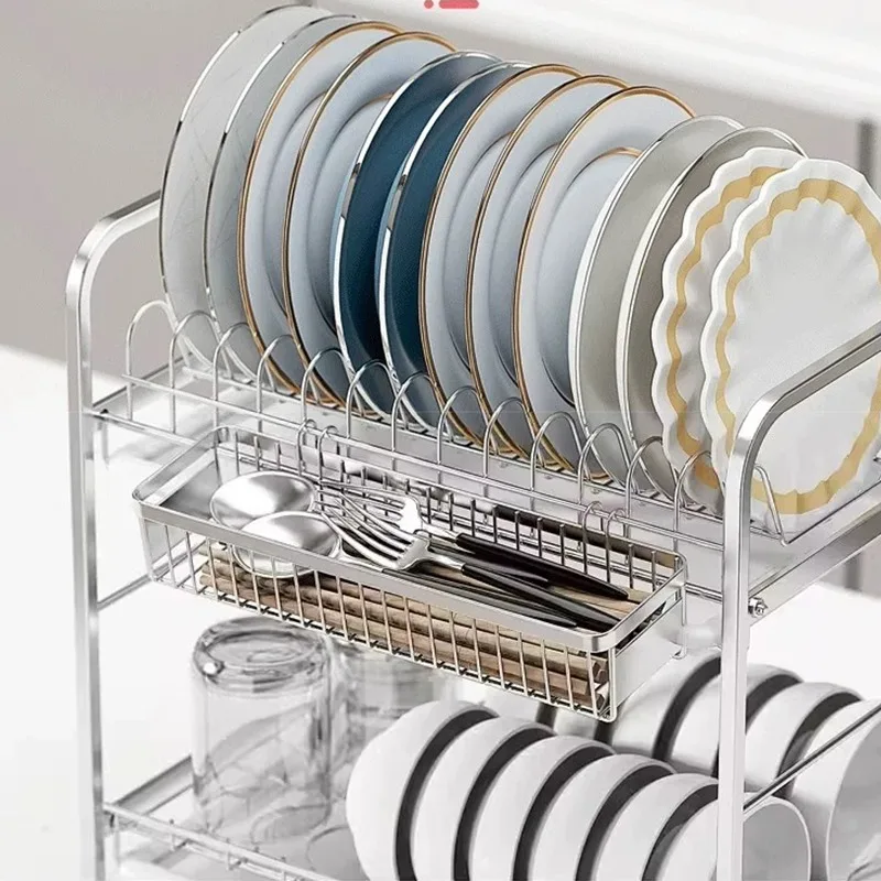 Stainless Steel Hanging Cutlery Organizer 6 Stainless Steel Hanging Cutlery Organizer - Image 6