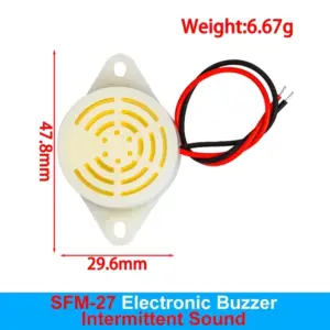 High-Decibel Electronic Alarm Buzzer 95dB, 3-24V 14 S64c918a82911445ca2ad0bc5ba338423m