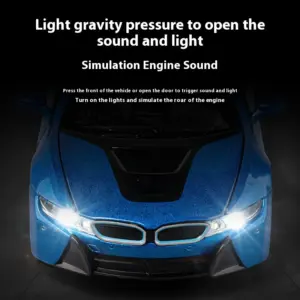 Blue 1:32 Diecast Alloy Sports Car Model 11 S652a285faad34529ade67f63498d8b190