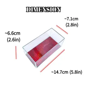 Acrylic Miniature Car Display Case 5.8" x 2.8" 13 S654eebe90d4142c585522f4aec06077cn