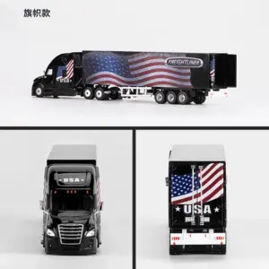 1/64 Scale Heavy Truck Trailer Model 9 S656739fb4cda4fe2b8b4546181bd7603V
