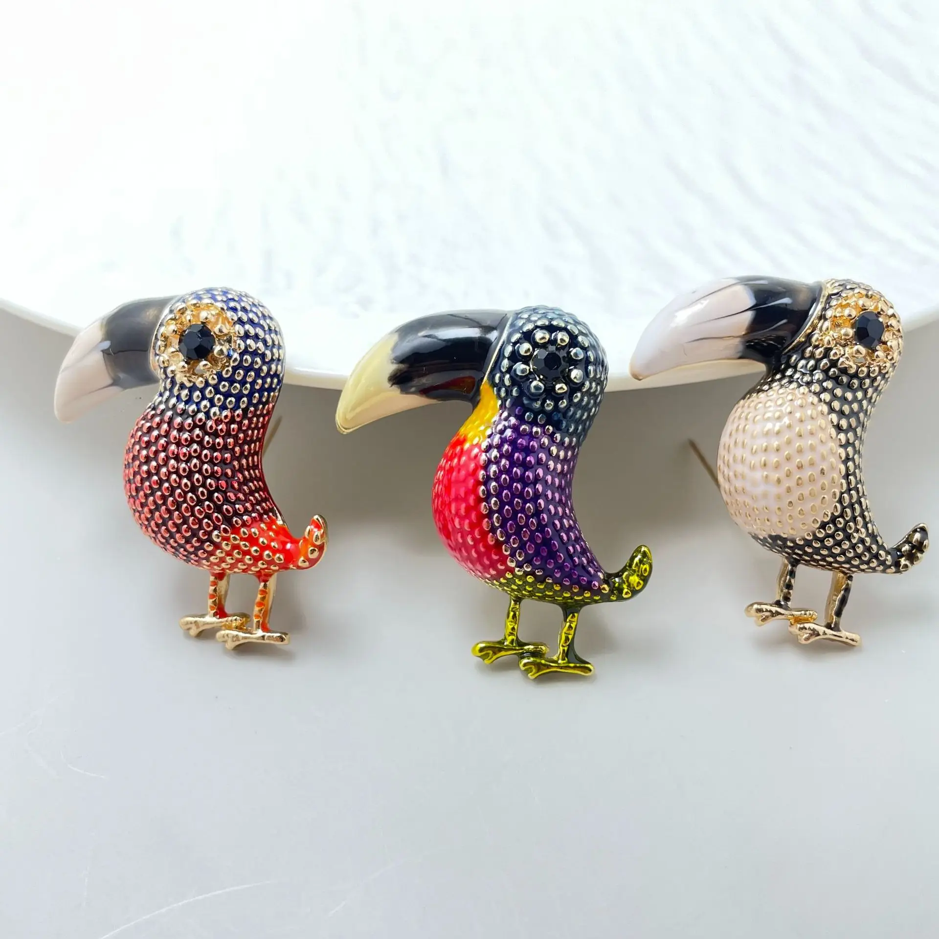 Zinc Alloy Cormorant Brooch MS315 Series 1 Zinc Alloy Cormorant Brooch MS315 Series