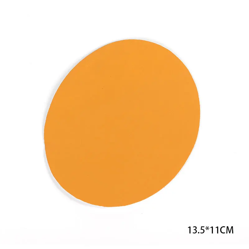 Round Leather Self-Adhesive Patches 13.5 x 11 cm 6 Round Leather Self-Adhesive Patches 13.5 x 11 cm - Image 6
