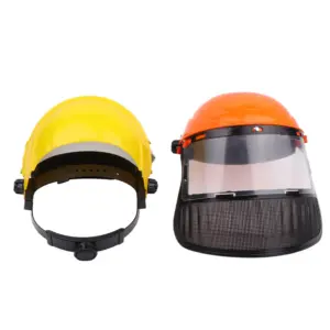 Durable Gardening Safety Helmet with Face Mask 14 S659a0c682edb4fcb812e32bec1dd97e4W