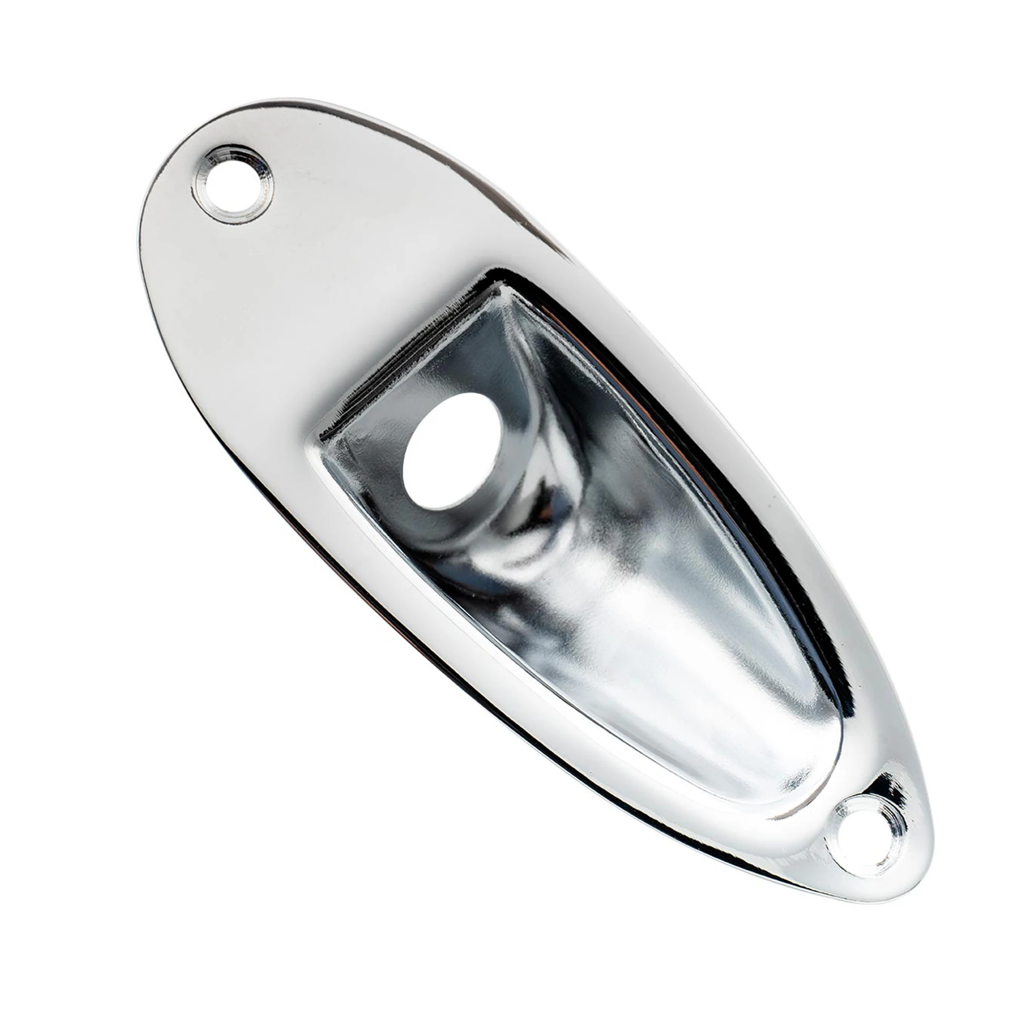 Steel Boat-Shaped Guitar Jack Plate for Strat 7 Steel Boat-Shaped Guitar Jack Plate for Strat - Image 7