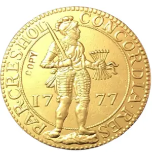 1777 Dutch Republic Gold Coin Replica