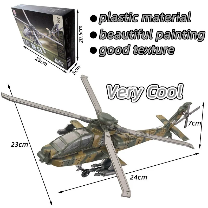 Military Vehicle Building Set with T14, SU57, AH-64 5 Military Vehicle Building Set with T14, SU57, AH-64 - Image 5