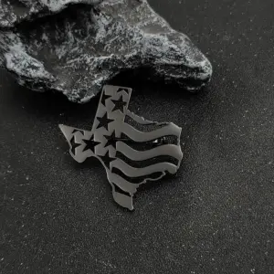 Texas Map Brooch with Patriotic Flag Design 10 S65e5cdb26f434de88428b9f37e90c4c3B