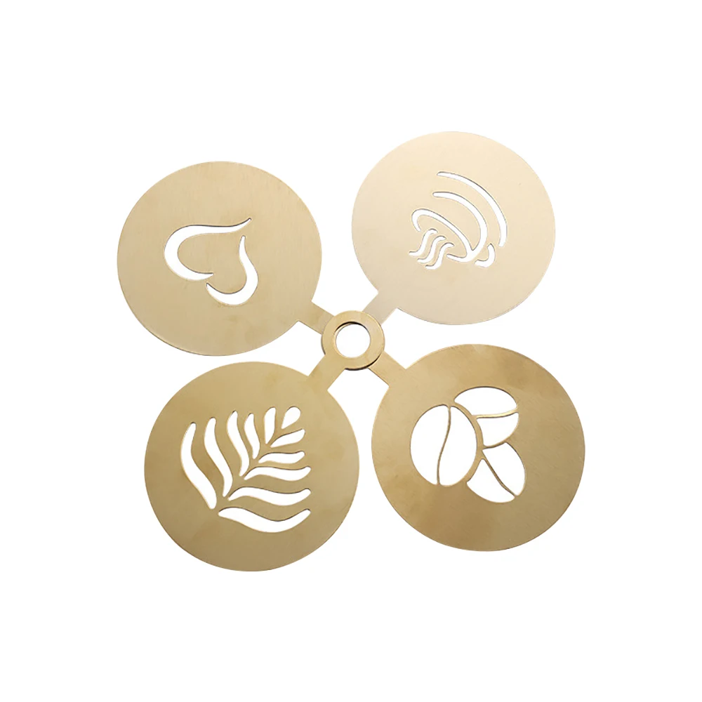 Stainless Steel Coffee Art Stencil Set 7 Stainless Steel Coffee Art Stencil Set - Image 7