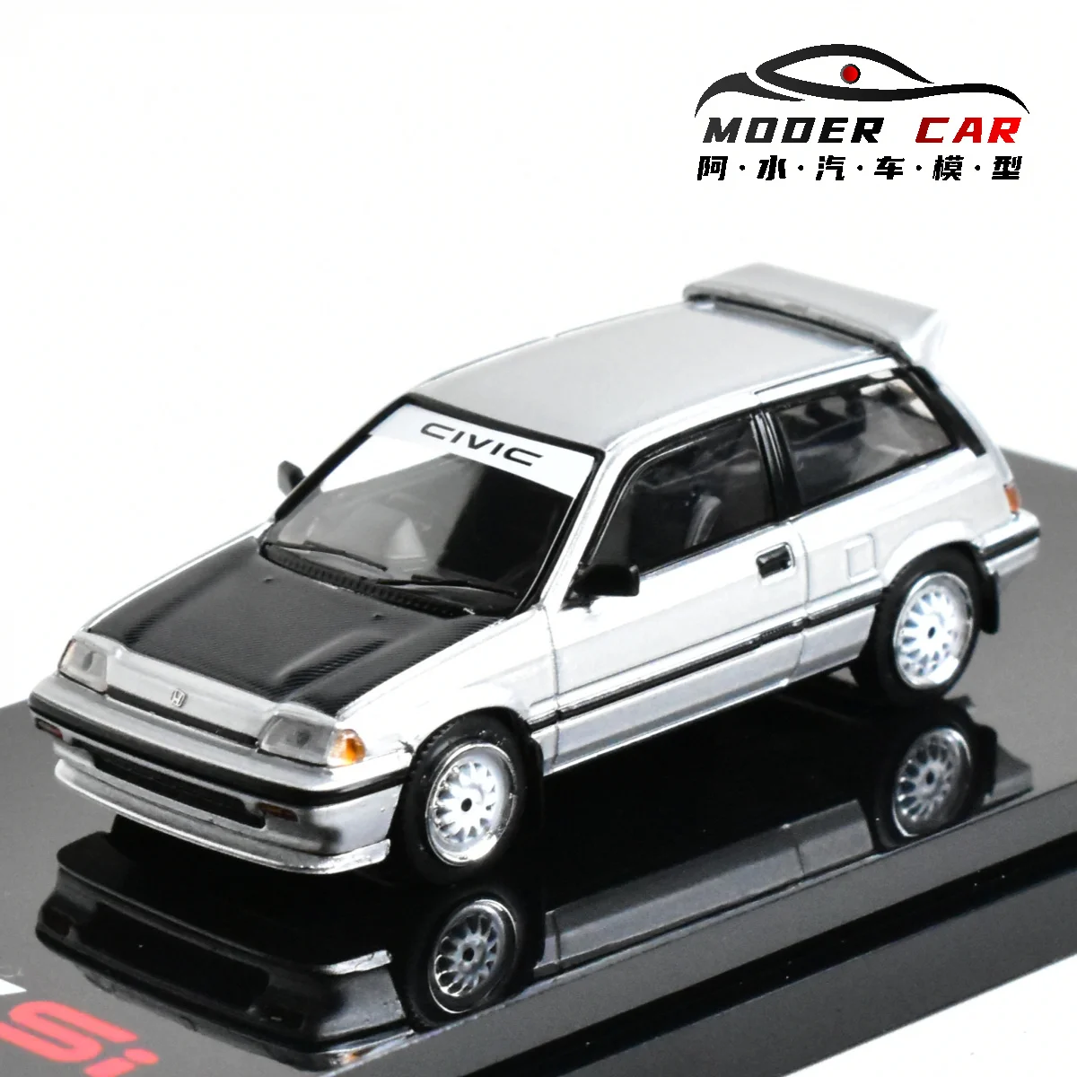 1984 Honda Civic Si 1:64 Diecast Model 4 1984 Honda Civic Si 1:64 Diecast Model - Image 4