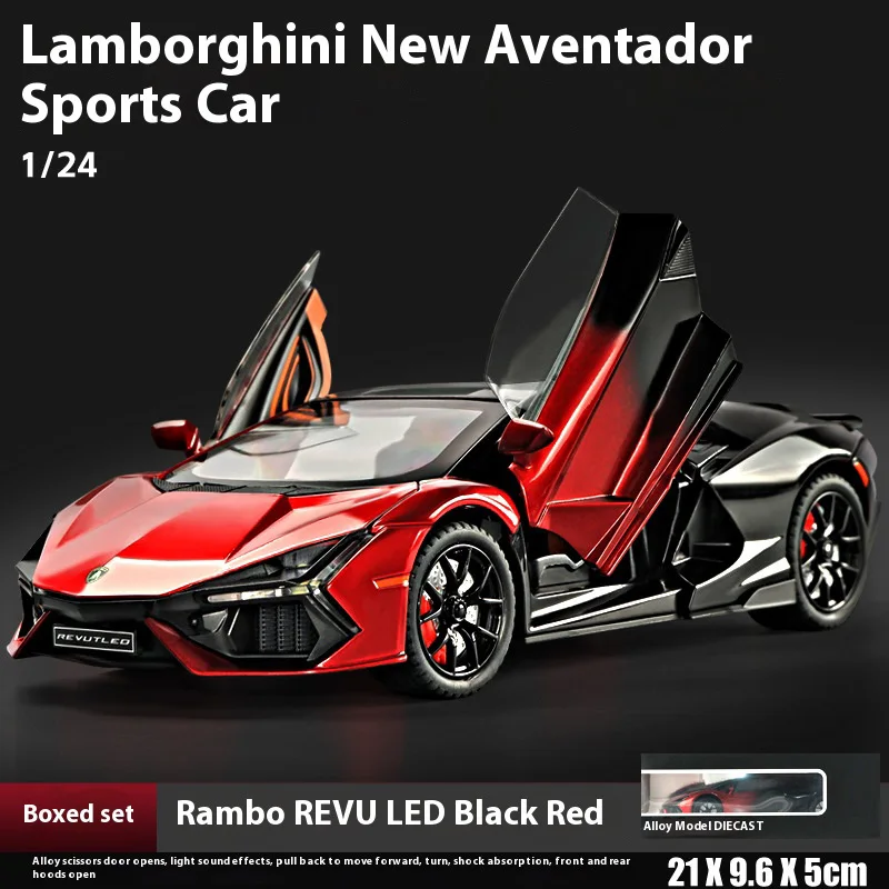 Red 1:24 Diecast Sports Car Model 9 Red 1:24 Diecast Sports Car Model - Image 9