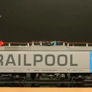 BR193 Siemens Gray Model Locomotive 1:87 Scale 11 S6634756972174347a3824e9673f37ec38