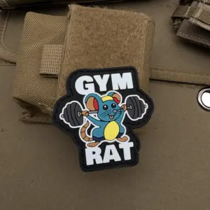 Colorful 6cm PVC Rubber Patch with 3D Mouse Design 11 S667b53fae20d4ffb91ed438c4766ad05j