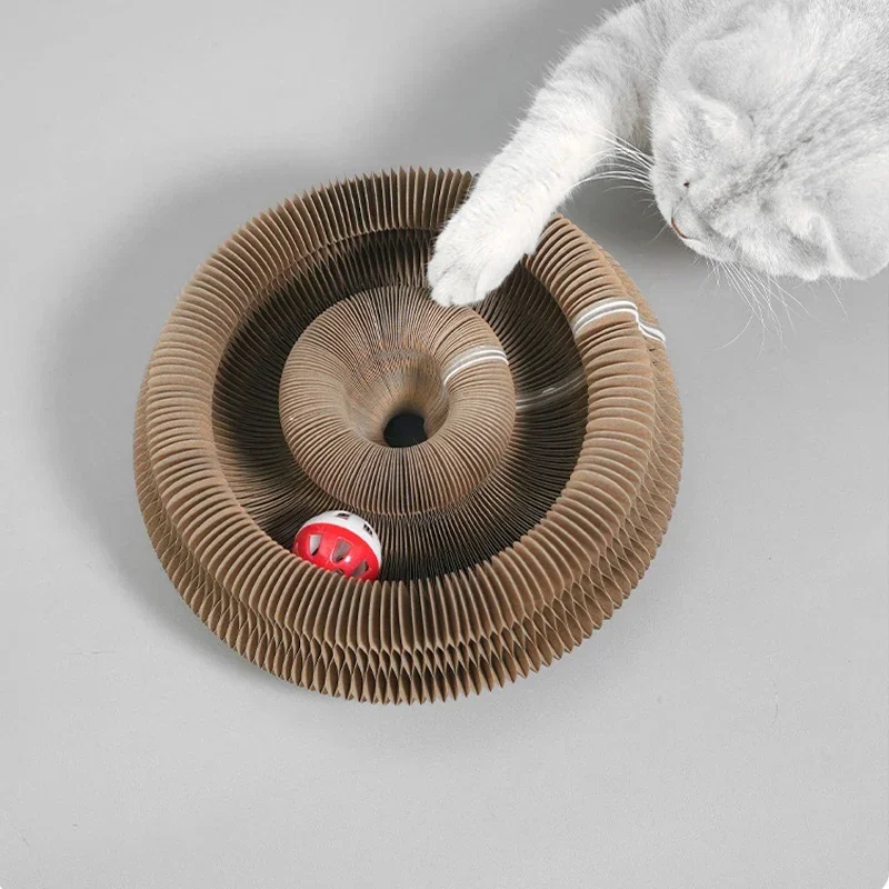 Natural Kraft Corrugated Cat Play Toy 6 Natural Kraft Corrugated Cat Play Toy - Image 6