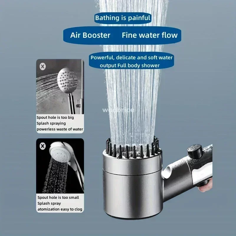High-Pressure Multi-Mode Shower Head with Filtration 4 High-Pressure Multi-Mode Shower Head with Filtration - Image 4
