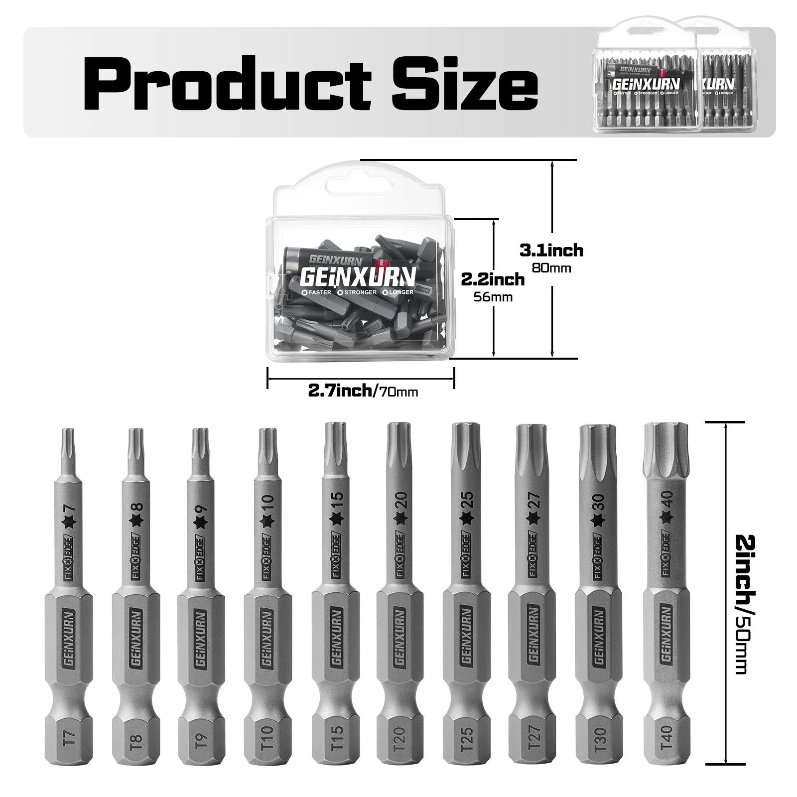 Fixedge 71PCS TORX Screwdriver Set 2 Fixedge 71PCS TORX Screwdriver Set - Image 2