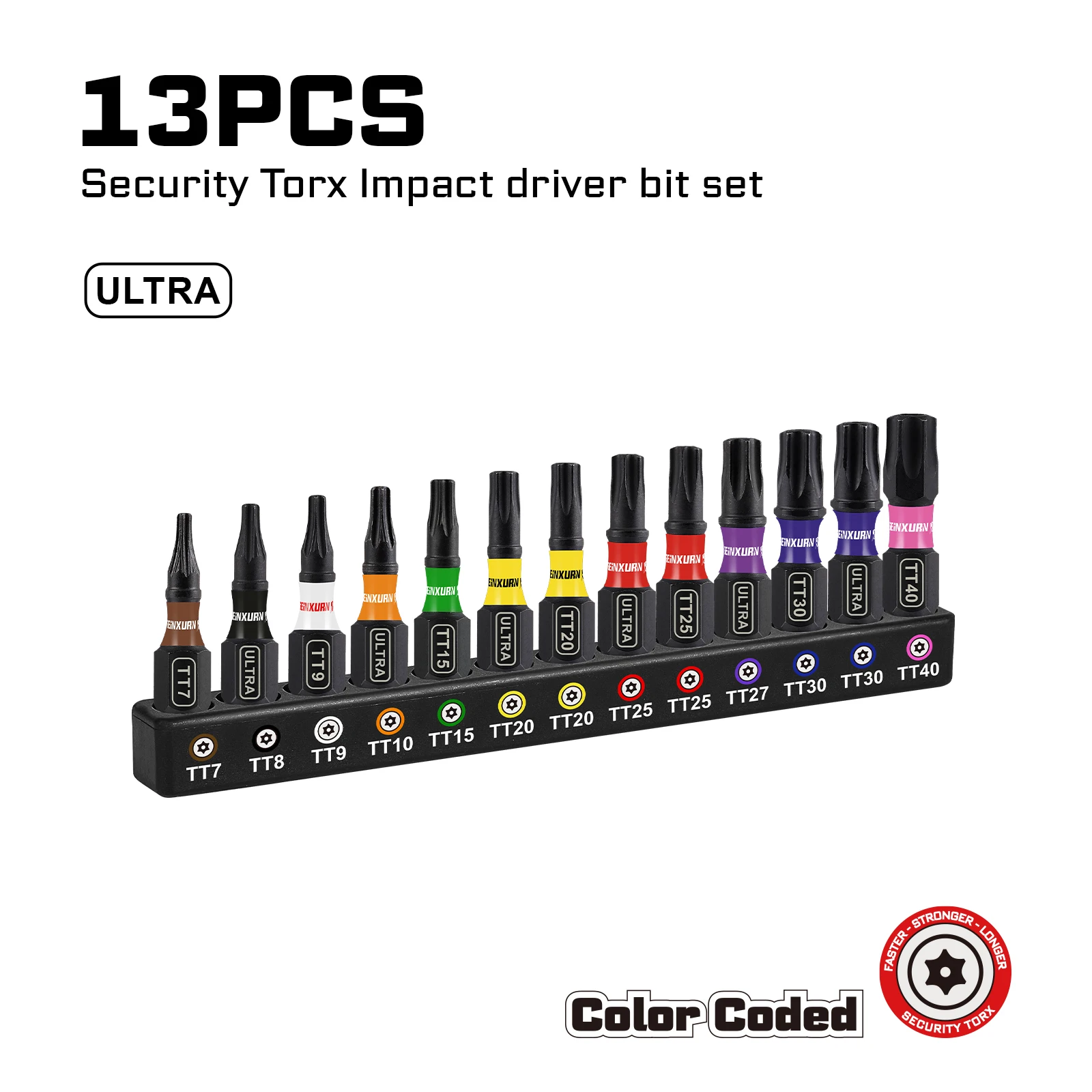 Impact Bit Set with Color Coding and Magnetic Holder 9 Impact Bit Set with Color Coding and Magnetic Holder - Image 9