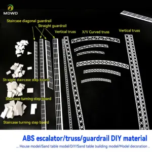 Miniature Protective Guardrail Set for HO, N, Z Scales 11 S67109f2453e8423b95bca521bd2effa4J
