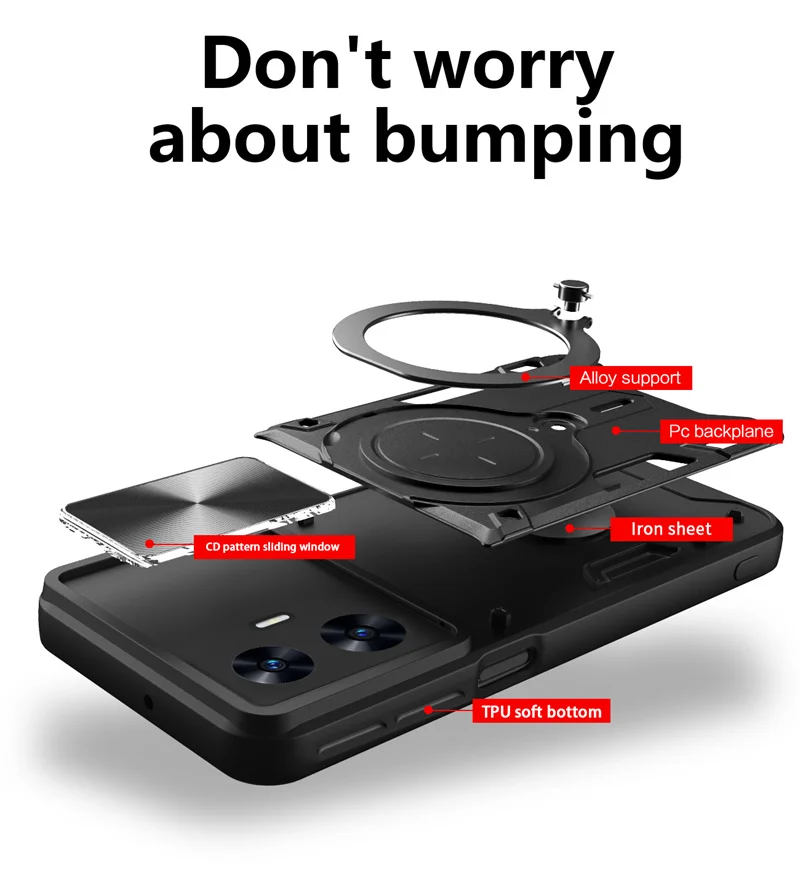 Rugged Dual-Layer Case for Realme C55 4G 4 Rugged Dual-Layer Case for Realme C55 4G - Image 4