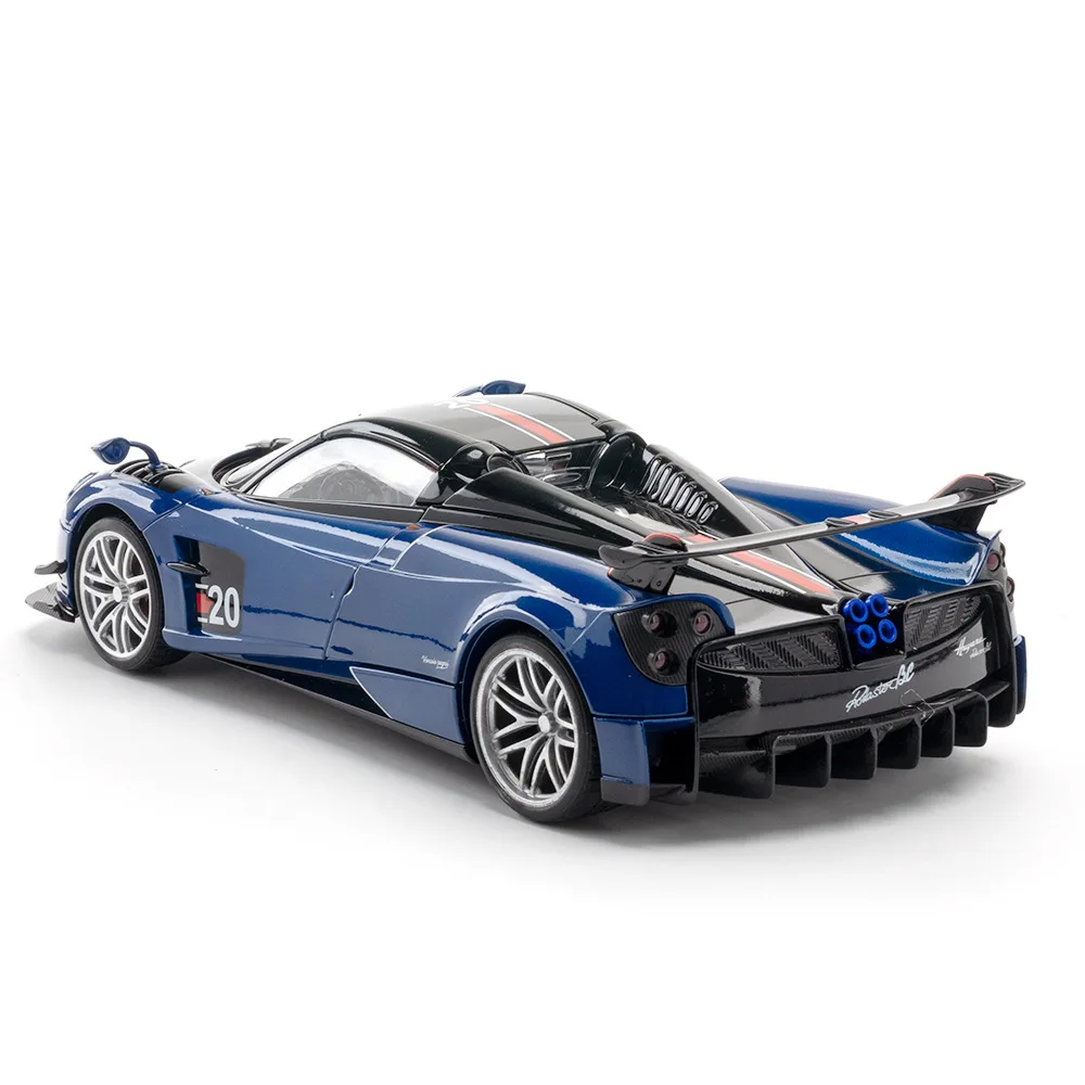 1:18 Blue Huayra BC Diecast Model with Light and Sound 6 1:18 Blue Huayra BC Diecast Model with Light and Sound - Image 6
