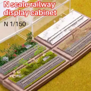 N-Scale Seasonal Railway Display Cases Set