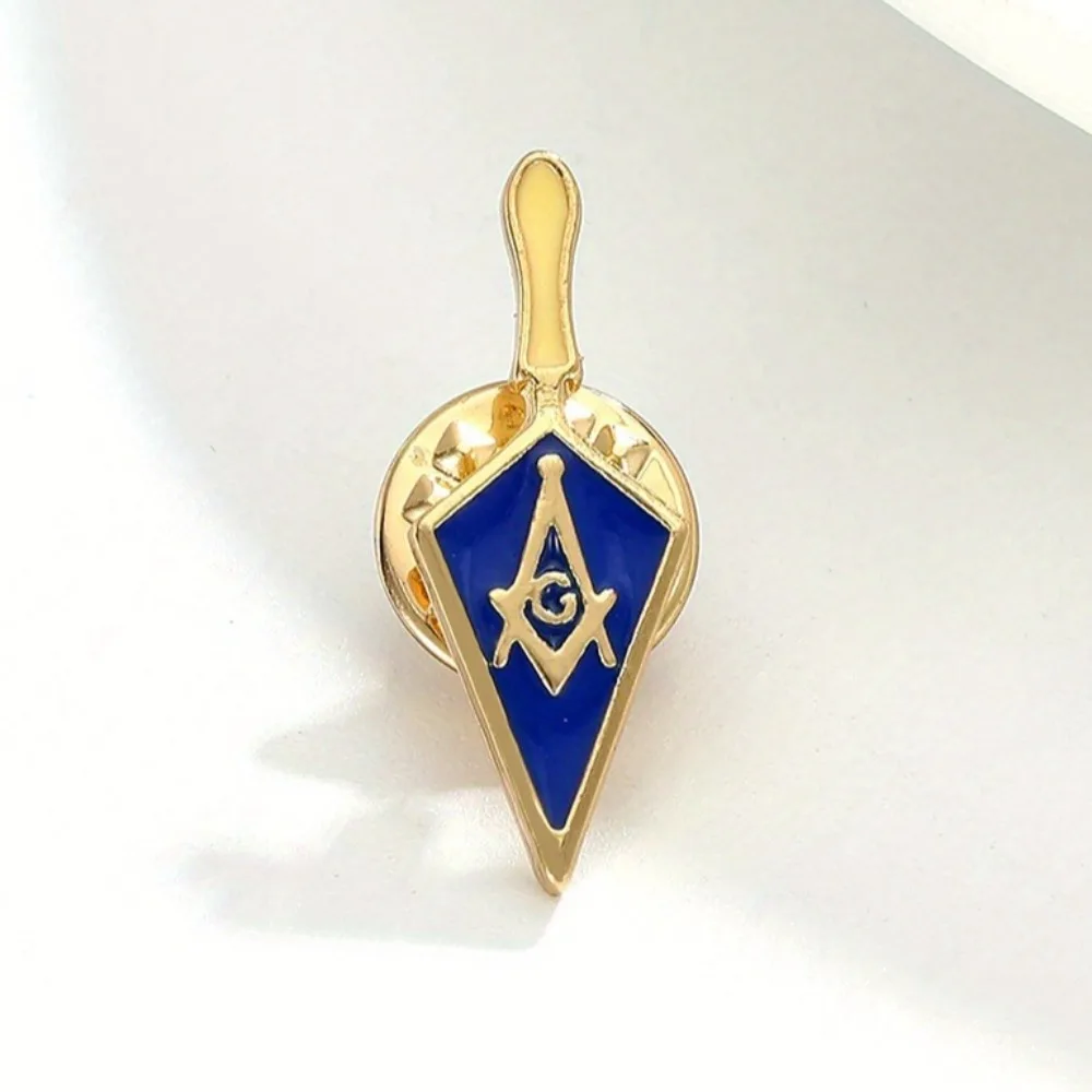 Retro Freemason Brooch Set of 2 Pins 3 Retro Freemason Brooch Set of 2 Pins - Image 3