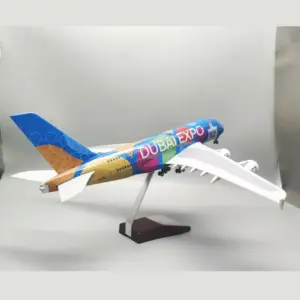 Vibrant 1:160 Scale Airbus A380 Resin Model 11 S675331ab6751414b96bdb8fbd9d6cb2ce