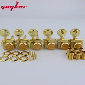 Vintage Gold Locking Tuners for Electric Guitar 10 S675666d056f14891ba18ce294d341559L