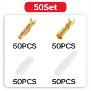 3.9mm Brass Bullet Connector Set for Wires 8 S675f220127474f56895f273ccd00cf11J