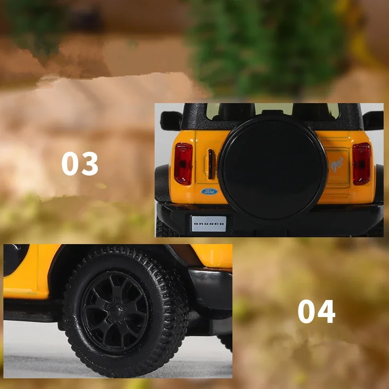 Ford Bronco 1:36 Alloy Diecast Model with Sound 3 Ford Bronco 1:36 Alloy Diecast Model with Sound - Image 3