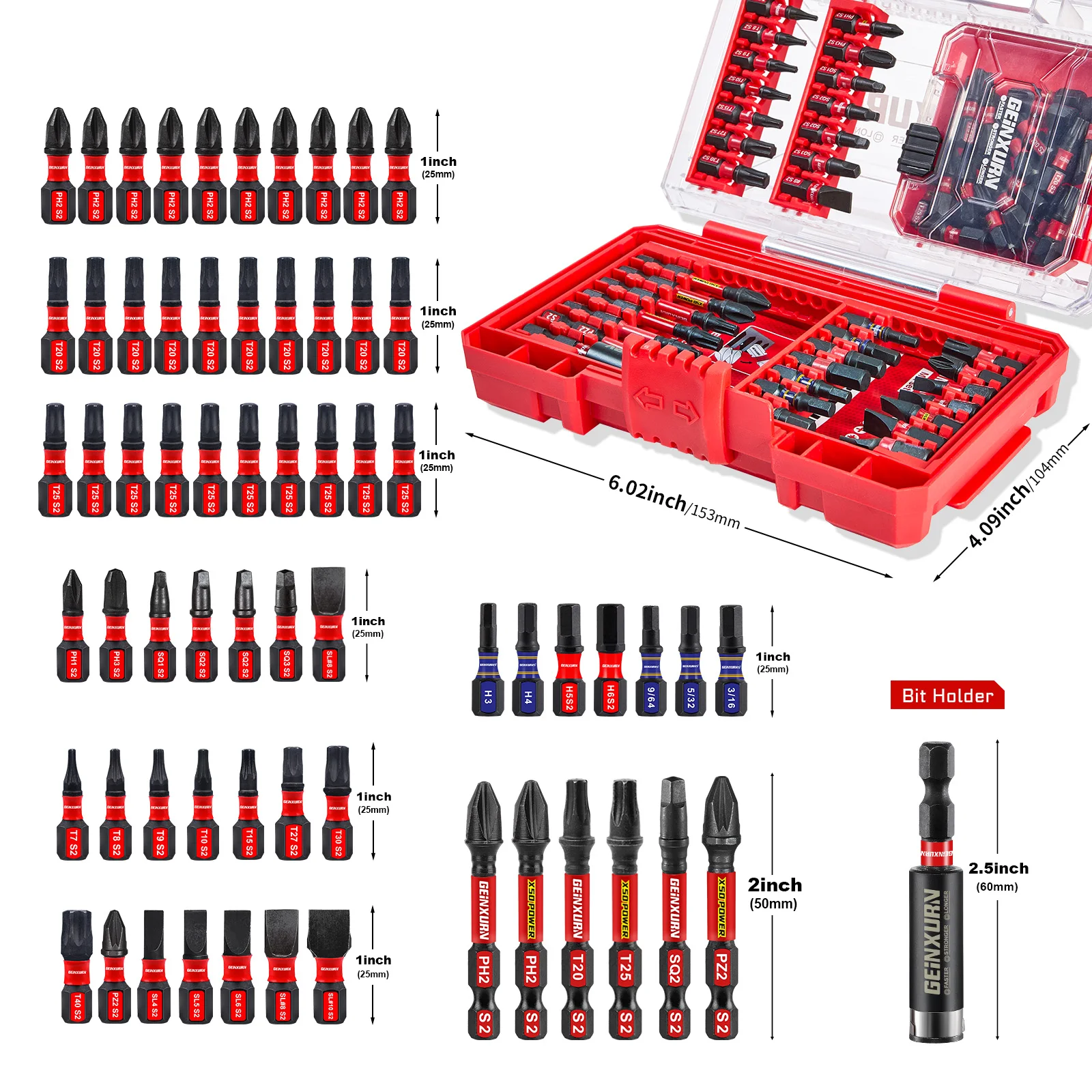 Impact Screwdriver Set with Alloy Steel Bits 2 Impact Screwdriver Set with Alloy Steel Bits - Image 2
