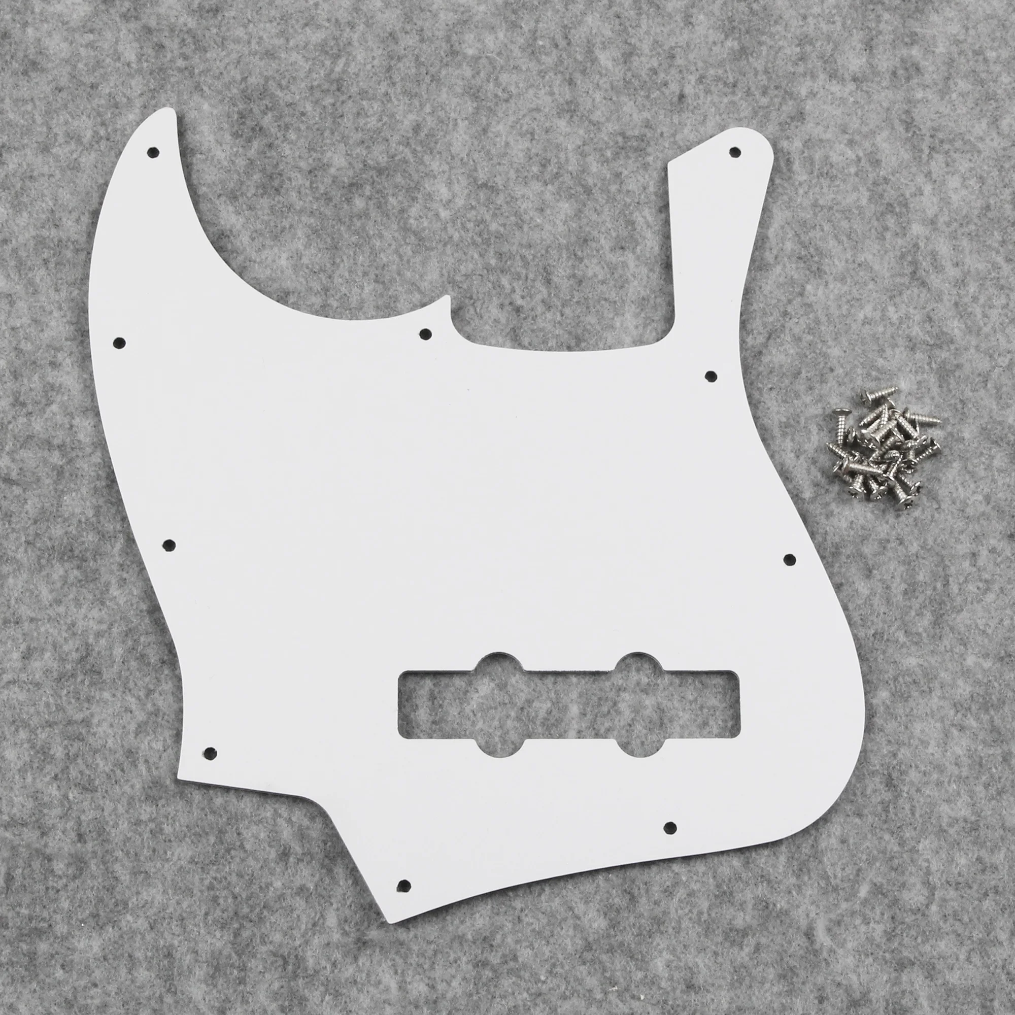 White Pearl 4-Ply J-Bass Pickguard for USA/Mexico 4 White Pearl 4-Ply J-Bass Pickguard for USA/Mexico - Image 4