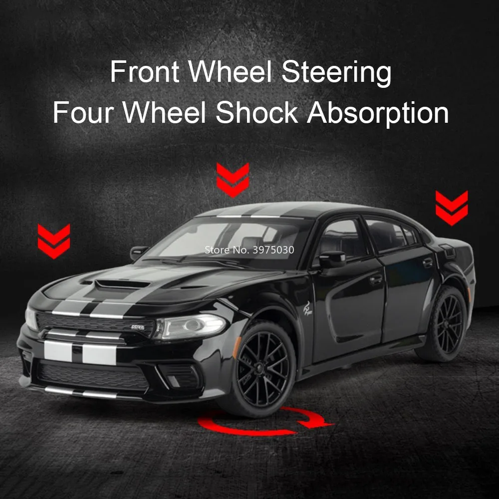 Diecast 1:32 Dodge Charger Model with Lights 4 Diecast 1:32 Dodge Charger Model with Lights - Image 4