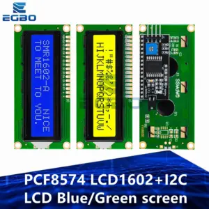 LCD1602+I2C Color Display Module with 16x2 Screen